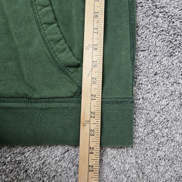 American Eagle Men’s XS Green Hoodie Vintage Fit Pullover Sweatshirt - Picture 9 of 11